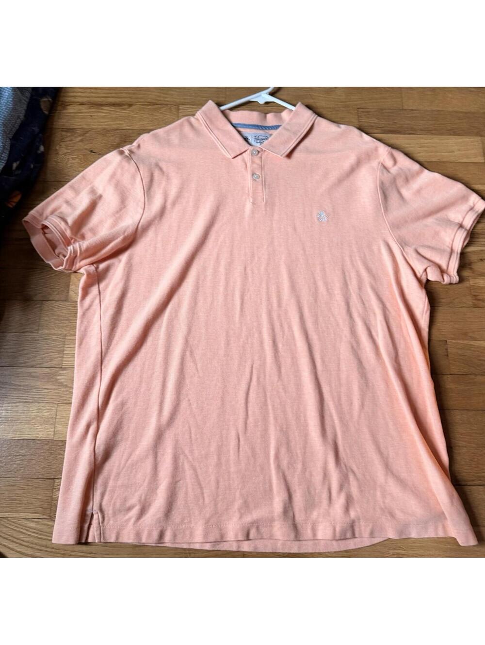 2XL - Men - Original Penguin Peach Polo Shirt